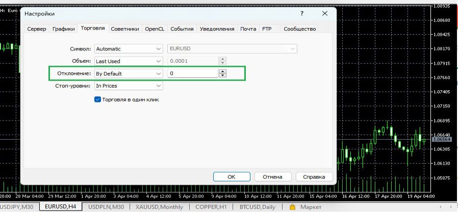 Market execution или Instant execution